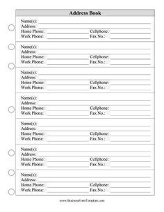 33 best address books