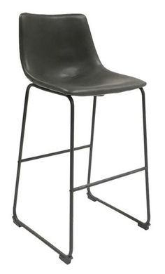 NovaSolo (novasolo) – Profil | Pinterest Barstol med sorte metallben og sete i imitert brunt skinn