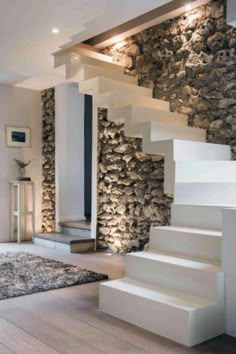 Interior Stairs, Exterior Design, Decoracion De Interiores, Home Deco, Escalier Design