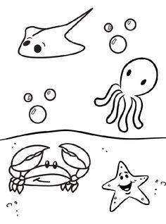 under the sea creatures coloring pages and free colouring pictures ... - Aquarium Coloring Pages Printable under the sea creatures coloring pages and free colouring pictures ... - Aquarium Coloring Pages Printable