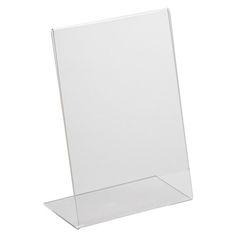 Acrylic A4 Budget Portrait Counter//FreeStanding Angled Menu//Sign Holder