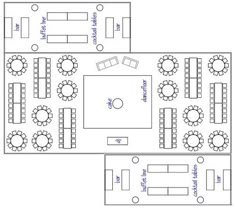 wedding reception table layout tool