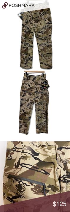 MENS UNDER ARMOUR PRIMALOFT EXTREME SEASON KIT STORM HUNTING PANTS CAMO XL $199