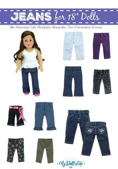 EVAIL 18 Inch Doll Outfits Winter Sweater Outfits for 18 inch American Girl Our Generation Doll Clothes Down Jacket Set Accessories