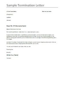 printable sample contract termination letter form real estate how to write termination letters