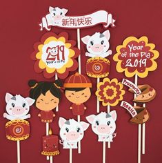 Craftstyle Farmyard Numbers Great For Kids 2 Sheet Pack Toppers