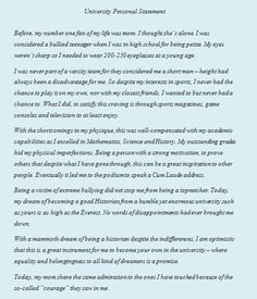 written statement sample
