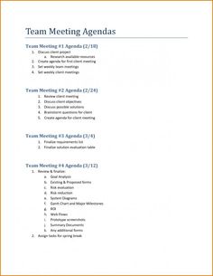 <strong>Meeting Agenda</strong> - Templates | Todoist Project team meeting agenda template