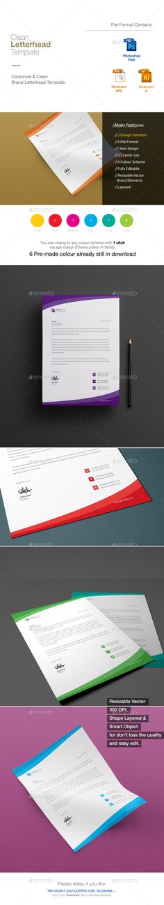 Letterhead - psd letterhead template Letterhead - psd letterhead template