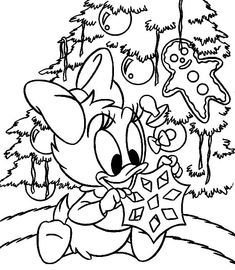 Coloring Pages Disney Christmas 37 Cartoons