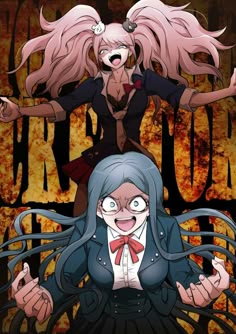 junko enoshima and tsumugi shirogane new danganronpa v3 killing