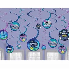 Fortnite Poster Battle Royale Blue Game Wall Poster 24x36/" or 27/"x 40/"