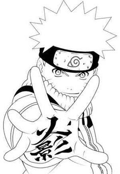 desenhos do naruto para colorir