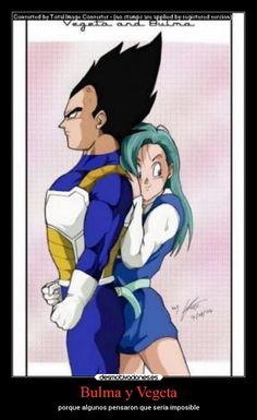 dise/ño moderno de familia P/óster de The Love Between Vegeta y Bulma en lienzo y arte para pared