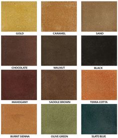 39 Best Concrete Stain Colors Images Water Based Stain For Concrete Acid Colors