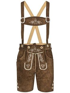 34-36-38 Rot Kurze Hotpants Textil Lederhose Oktoberfest Krüger Used-Look Gr