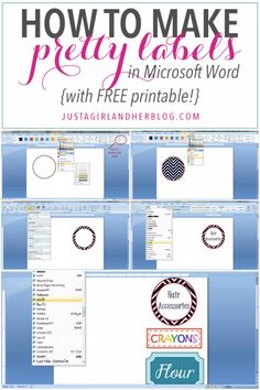 create a monogram in word create labelshow