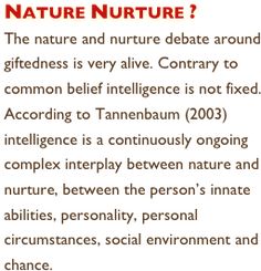 nature vs nurture essay