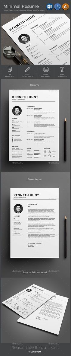 Resume Template, Cv template and Ai illustrator - resume formats free download word format Resume Template, Cv template and Ai illustrator - resume formats free download word format