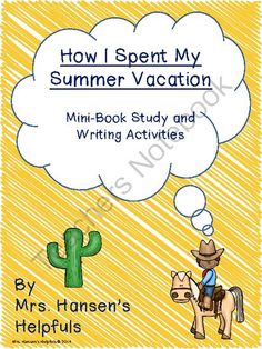 Essays On College Education How I Spent My Summer Vacation From Mrs Hansens Helpfuls On Teachersnotebookcom Pages How I Spent My Summer Vacation Mini Book Study Animal Rights Essay Topics also Essay On Generation Gap How I Spent My Summer Vacation Lesson Plan Includes Tale Tall Essay On Malnutrition