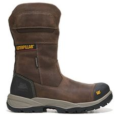 Caterpillar Men's Jenka Waterproof Composite Toe Slip Resistant Boots Clay Leather Caterpillar Men's Jenka Waterproof Composite Toe Slip Resistant Boots Clay Leather