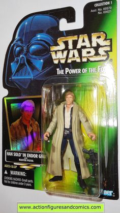 Star Wars Power of the Jedi Death Star Escape Han Solo Action Figure by Puzzle Zoo