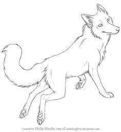 free lineart sitting chill wolf by cunningfox on deviantart