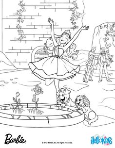Gardenia Flowers Made Out Of Diamonds Barbie Coloring Page More The Princess