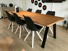 Bordplade i amerikansk valnød. inspiration til plankeborde design ... Ilva plankeborde