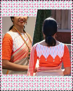 Designer Cotton Silk Free Size Round Neck Zari Work Padded Women\u2019s Saree Blouse