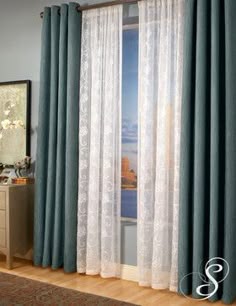 22 Best Double Curtains Images On Pinterest Are The Sheers Hung On A Separate Or Double Rod Home Curtains Hanging