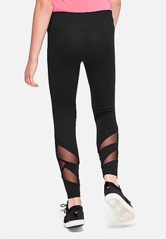 Justice Full Length Cozy Photoreal Leggings Blue French