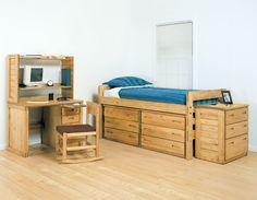extra long twin storage bed 4 drawers & 2 doors in birch | twin xl extra long twin storage bed 4 drawers & 2 doors in birch | twin xl