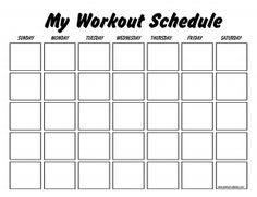 blank workout log