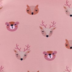 100/% coton quilting Festif Noël tissu étoiles bonhomme de neige rose vert menthe 44/"