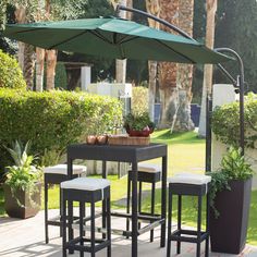 36 Best Patio Umbrellas Images On Pinterest Tilt 9 Ft Cantilever Offset Patio Umbrella With Forest Green Shade
