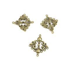 10g Platinum Tone Iron Bead Tips Knot Covers Jewelry Findings Necklace Craft