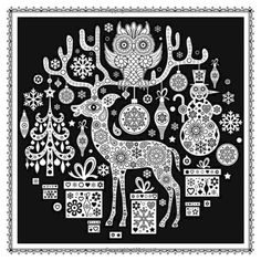 Love The Look Of This Disfrutes Shop Printables Coloring Page Holiday Christmas Mandala Grown Ups Instant Download
