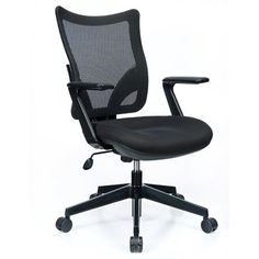 lorell high performance ergonomic chair with arms black ergonomic