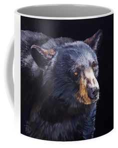 Sunrise Bear - Note Cards Included 4 5x7 Black Bear Note Card Set