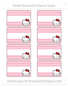 hello kitty party printables