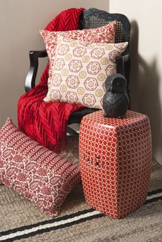 38 Best Beautiful Embroidery images Lunji Red Love Heart Shape Throw Pillow