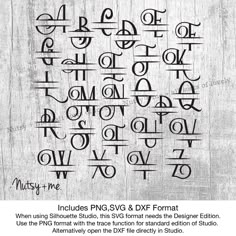 free monogram svg files for cricut bing images cricut split letter monogram font