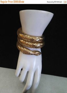 1960/'s Articulated Silver Chain Bracelet Vintage Ornate Silver Cuff Style Bracelet Handmade Sixties Silver Chain Mail Floral Bracelet