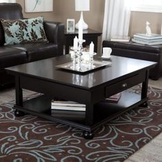 Sutton Black Coffee Table 84027blk 01 Kd U Products Large Black Coffee Table