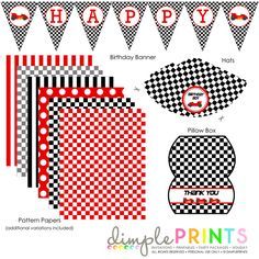 free race car printables