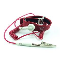 ESD Anti-static Wrist Strap with 2.4m Adjustable Spring Blue Grounding Wire