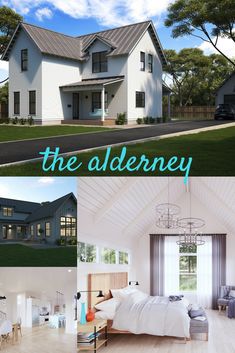 372 Best Modern Farmhouse House Plans Images Floor Alderney Modern Farmhouse Two Story Plan With Vaulted Ceilings And 4 Bedrooms Designurban Farmhouserustic Home