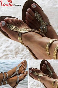 Fairly Big Gladiator Bohemia Beaded Summer Flower Flat Heels Flip Flops Shoes tstraps,Sky Blue,6