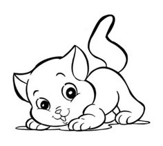 desenho do gato da moranguinho para pintar pasta das reliquias